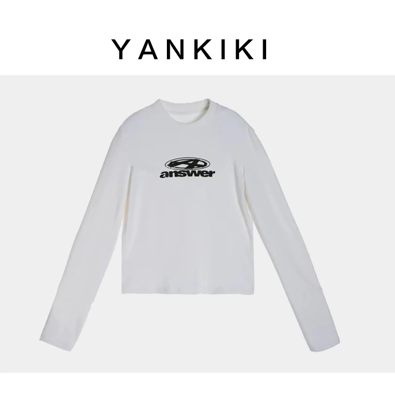 美式胶印显瘦叠穿tee YANKIKI 2023秋冬款NEW