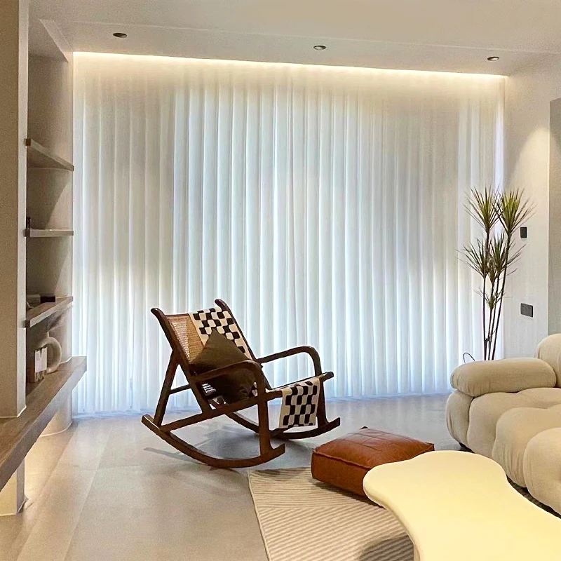 梦幻帘阳台客厅智能电动高颜值光影效果拉满梦幻帘遮阳
