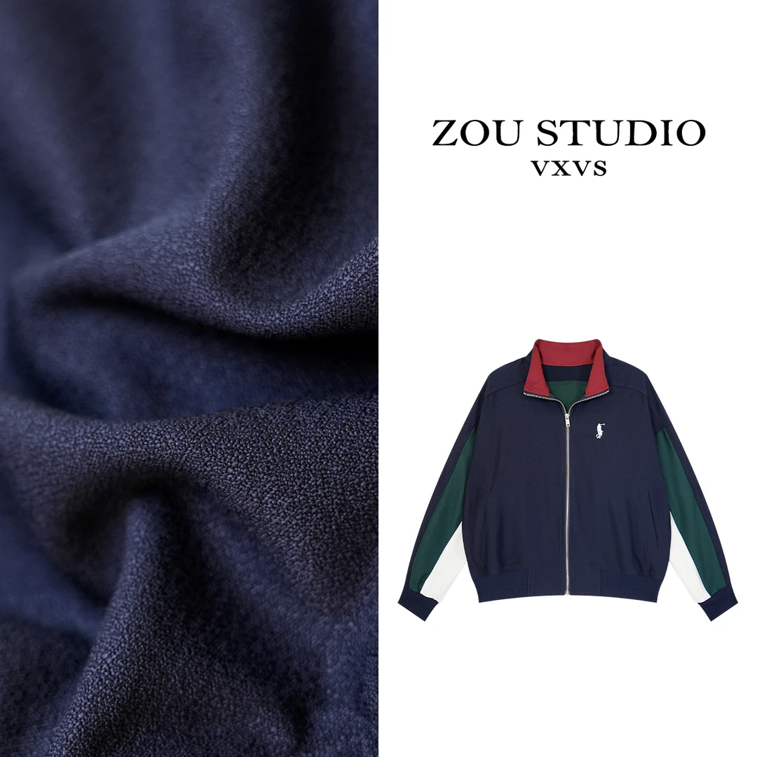ZOU STUDIO【VXVS】英格兰风味 时尚百搭拉链立领外套82170