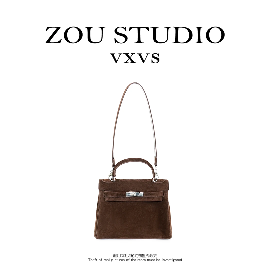 ZOU STUDIO【VXVS】凯莉包  高质感头层皮手提包 A72