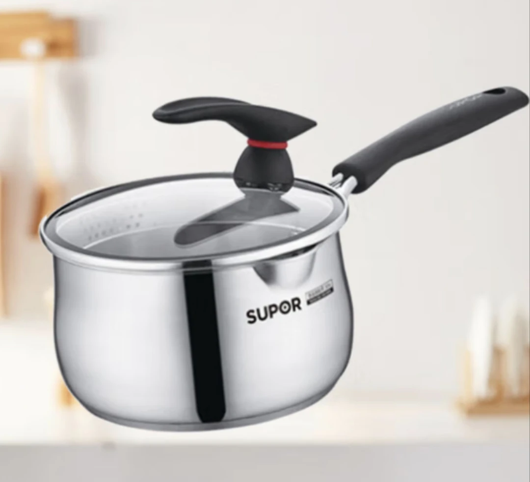 苏泊尔巧立奶锅ST16/18JA1加厚复底辅食小煮锅电磁炉通用