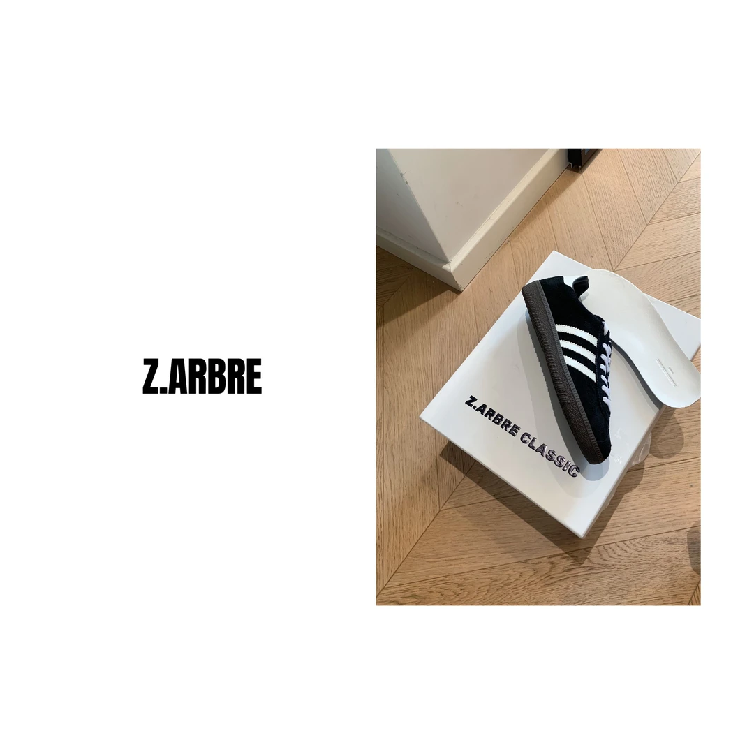 Z.ARBRE 自制开发 “暴走运动德训”翻绒牛皮真皮德训鞋休闲鞋女