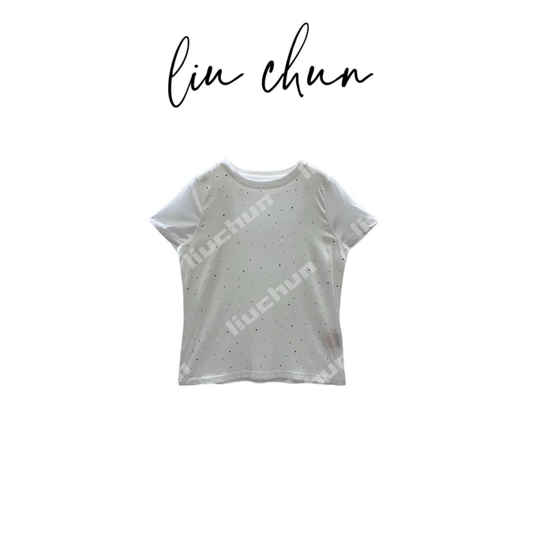 《CHUN》星光点点AB面桑蚕丝T恤