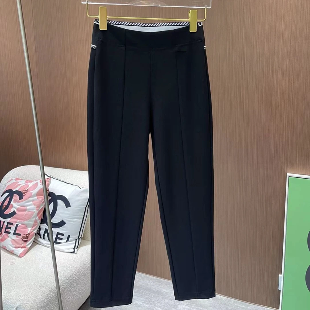 《CHUN》后腰松紧劈叉裤