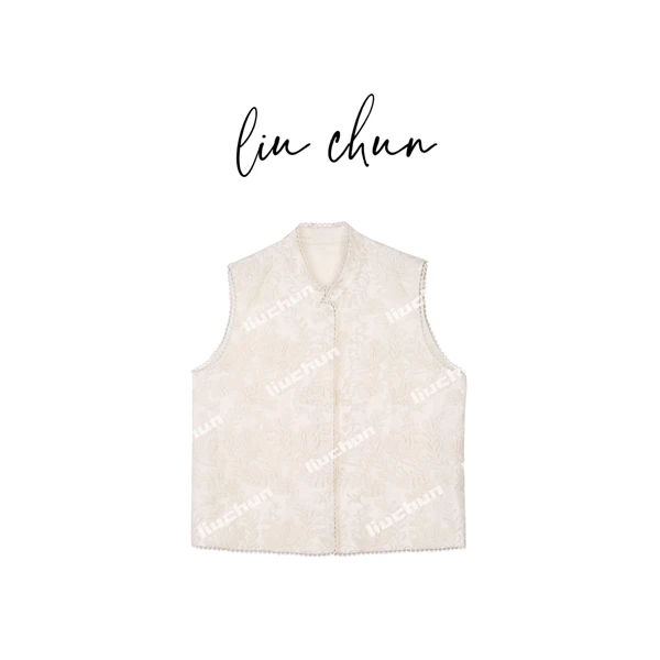 《CHUN》重工国风提花马甲