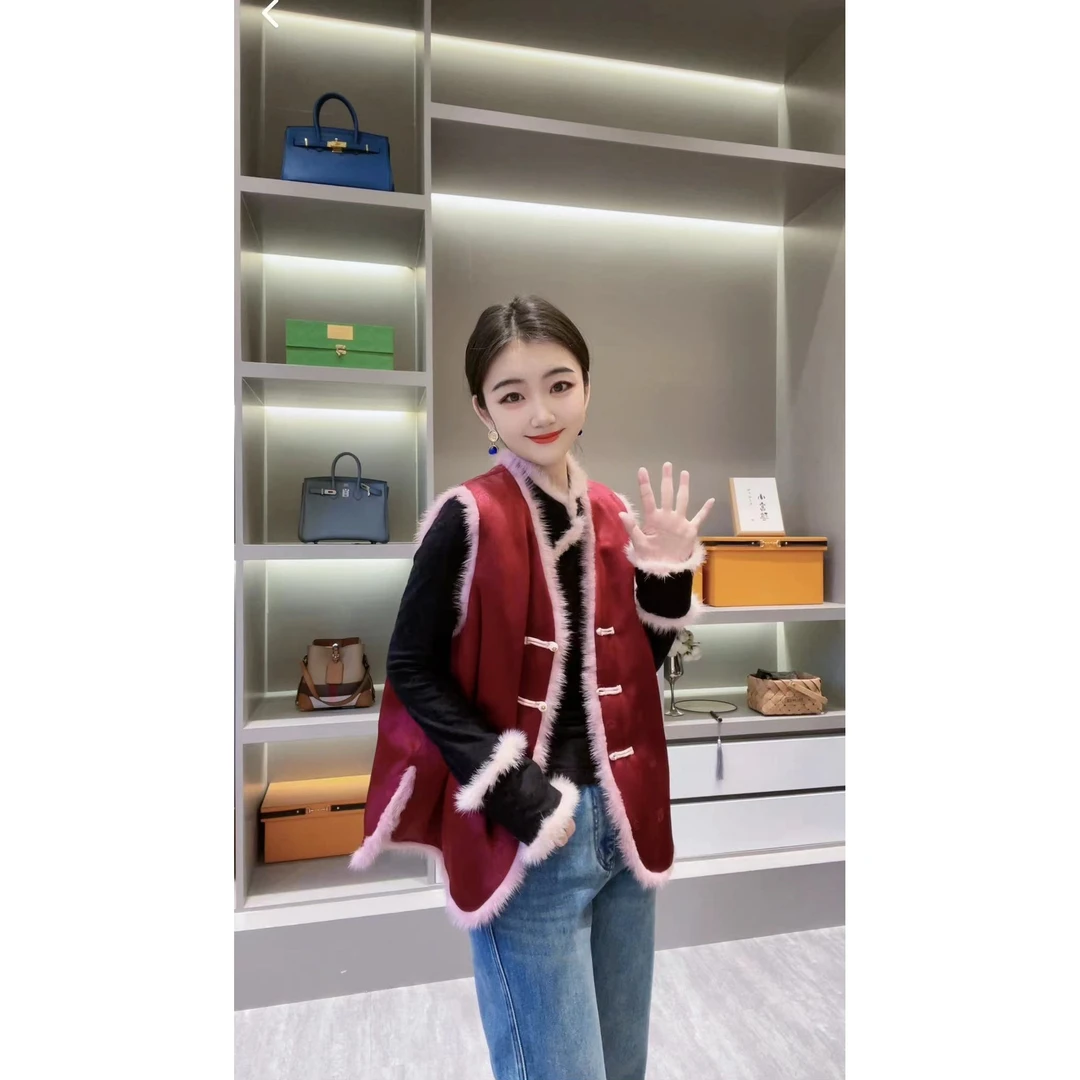 《CHUN》三扣底纹马甲