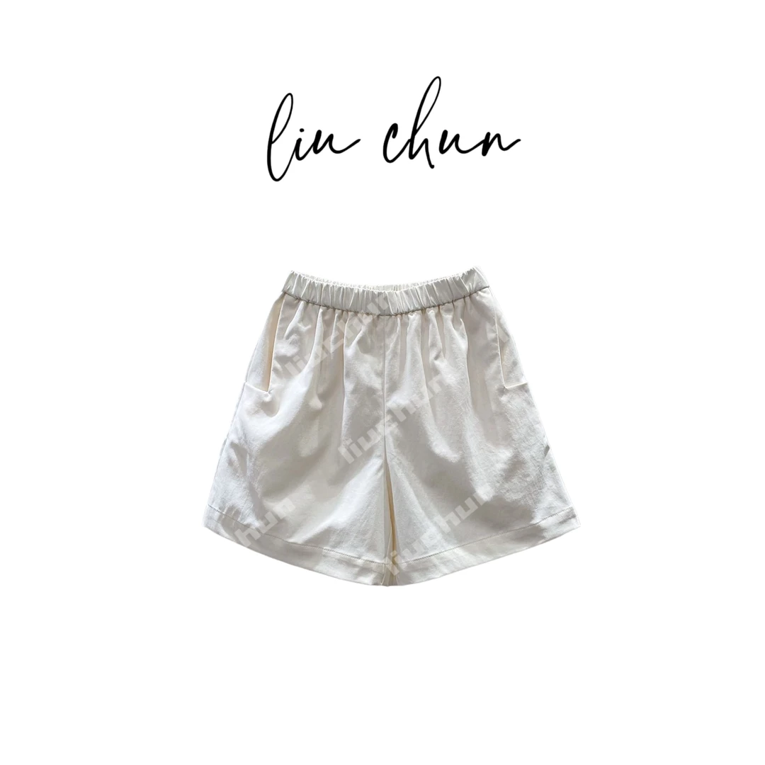《CHUN》口袋弹力腰短裤