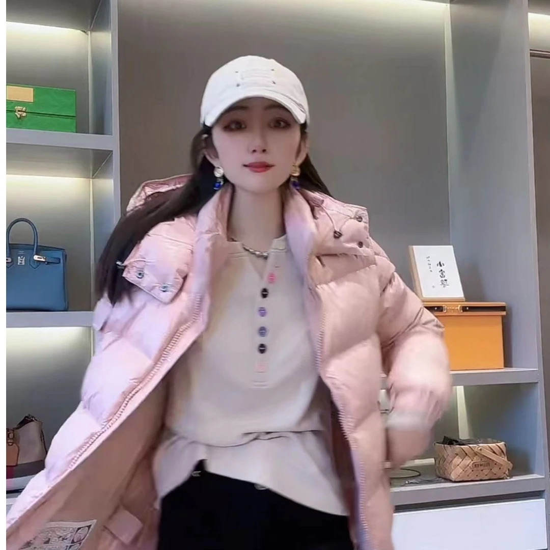《CHUN》连帽拉链口袋羽绒服