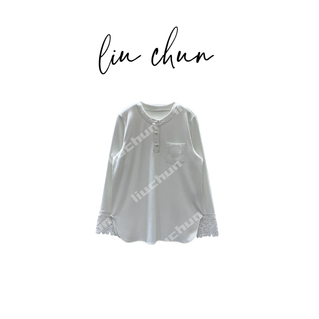 《CHUN》口袋绣花上衣