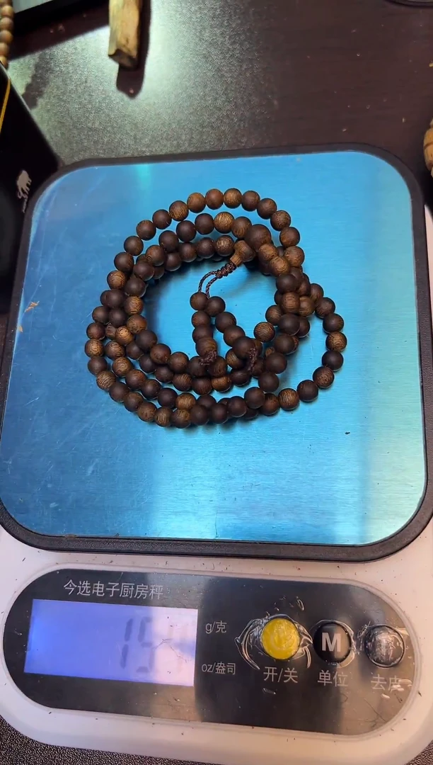 【闪购商品】沉香手串卡6mm15克+圆珠多圈