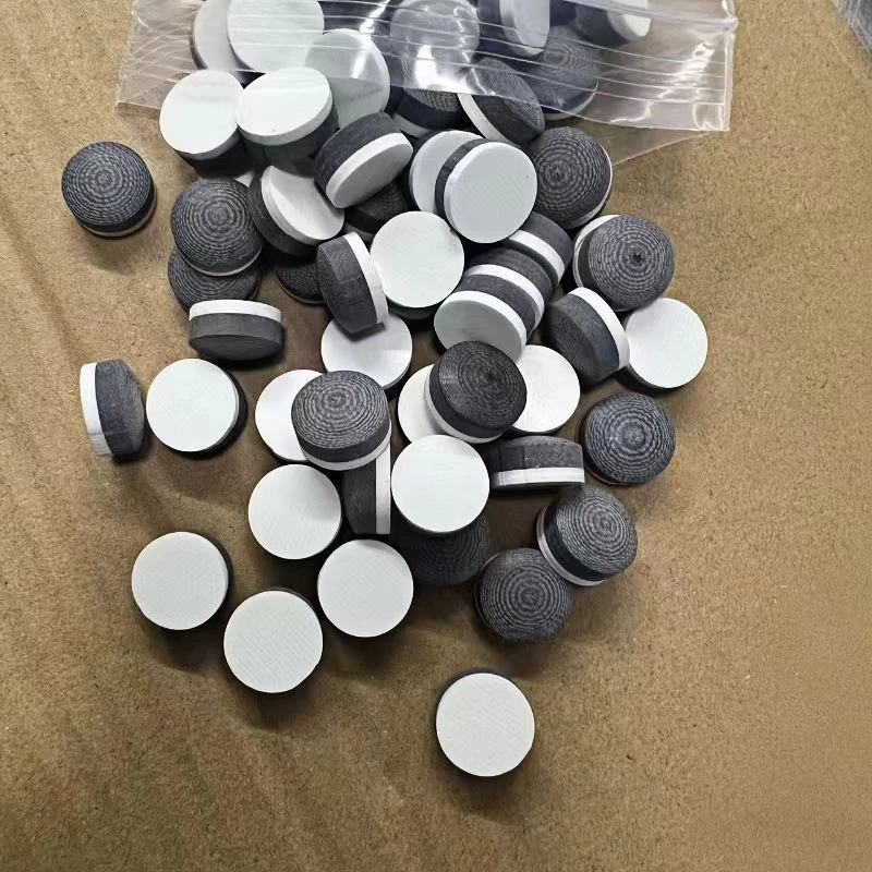 冲杆皮头台球开球跳球专用水晶皮头桌球大头杆枪头台球杆皮头专卖