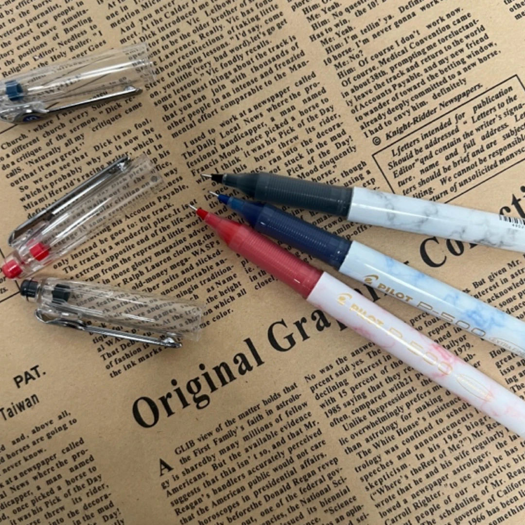 百乐金标红蓝黑各一支