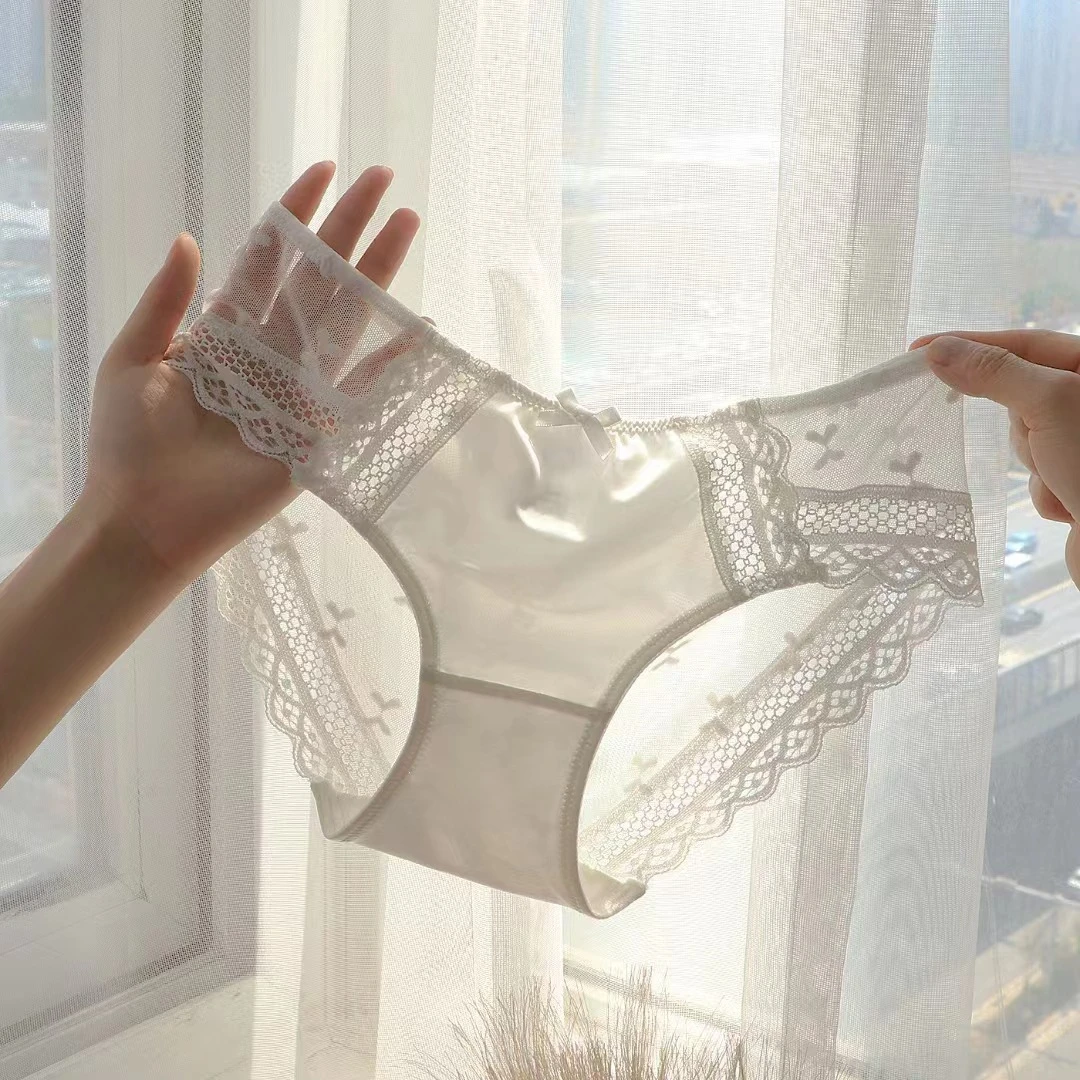 居家打底睡裤女蕾丝中低腰纯棉裆少女生白色短裤女款爆款2023新款