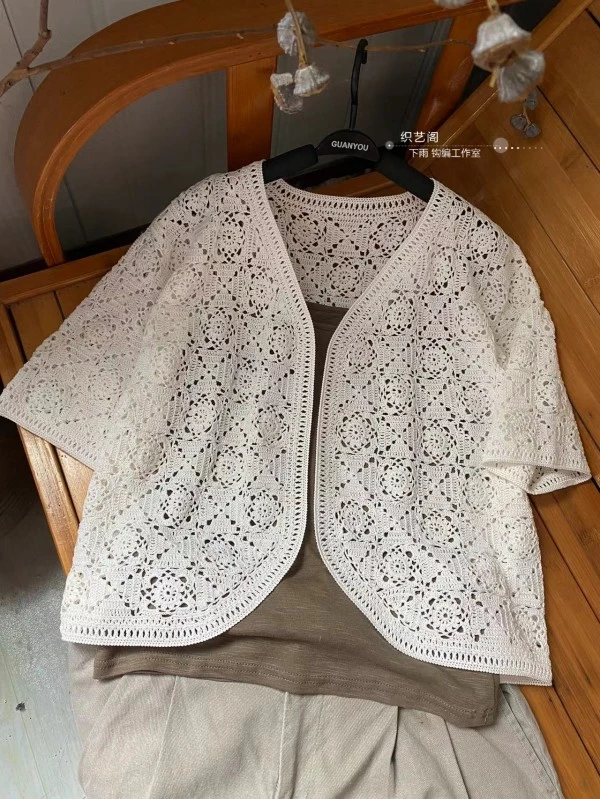 下雨钩编 晓冉 意大利进口8号蕾丝_非成品_50克价 送视频教程