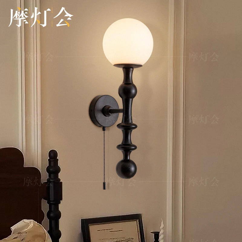 摩灯会 床头壁灯 美式轻奢复古客厅创意简约个性书房24273