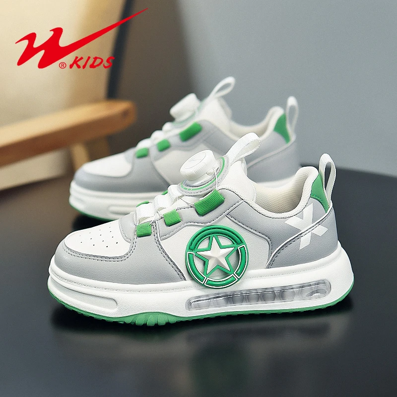 双星童鞋春秋季防水防滑时尚百搭男女童运动鞋中大童网面男童软底