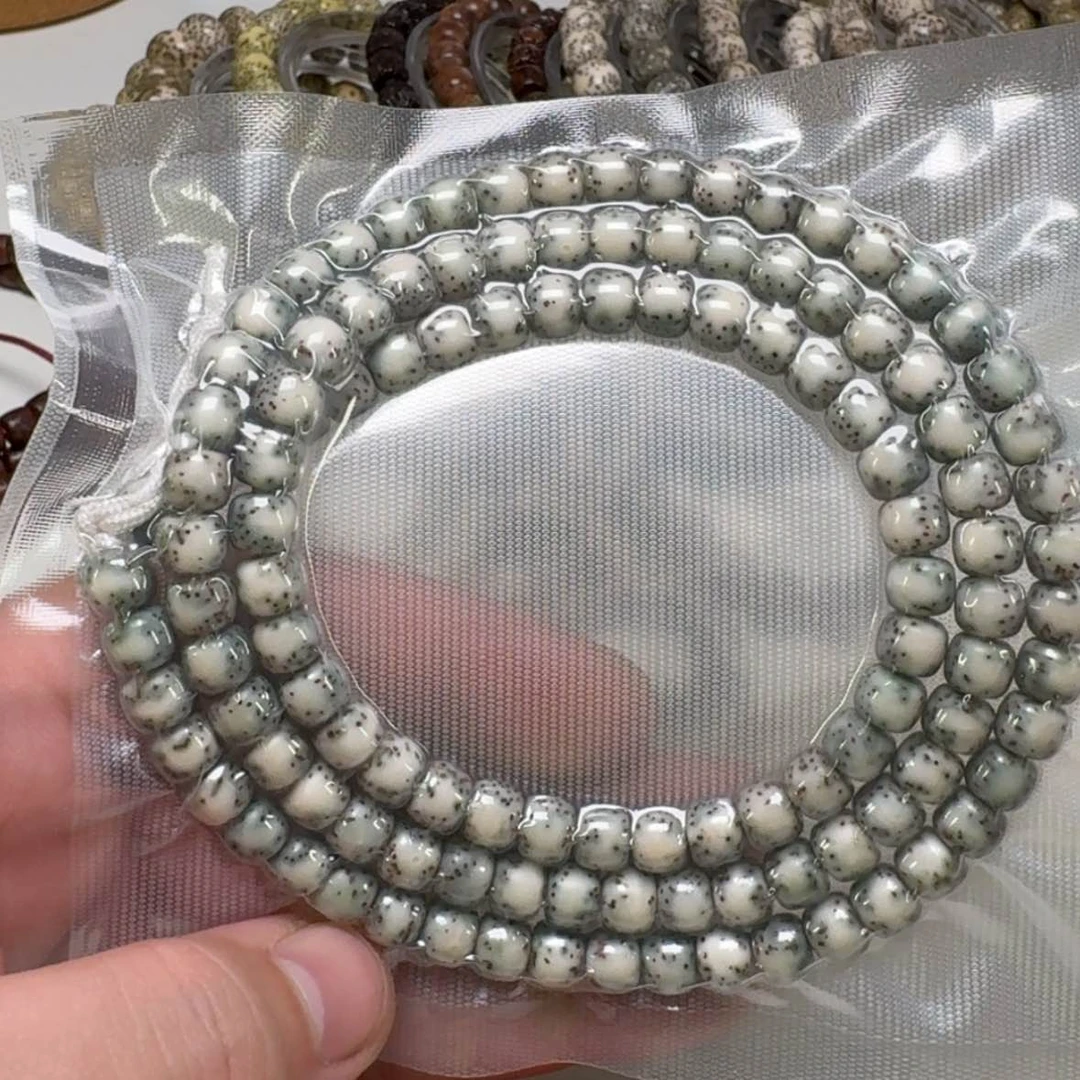 【闪购商品】星月菩提吊坠5尊宠糯冰绿幽灵河豚7左右桶108