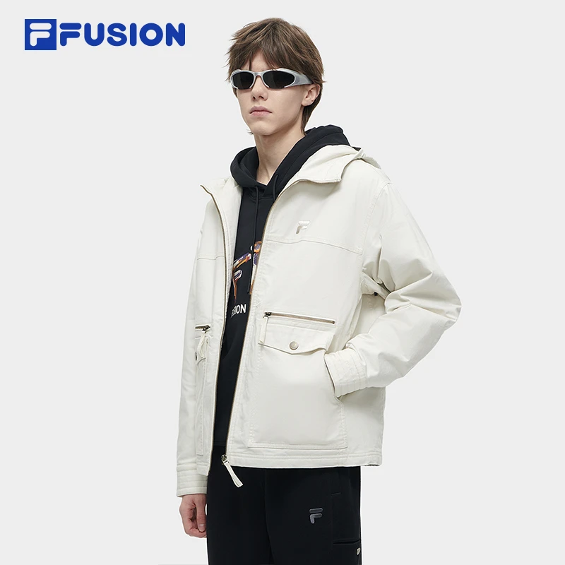 FILA斐乐【保暖棉服】男子24冬季时尚休闲百搭高领外套T11M413904