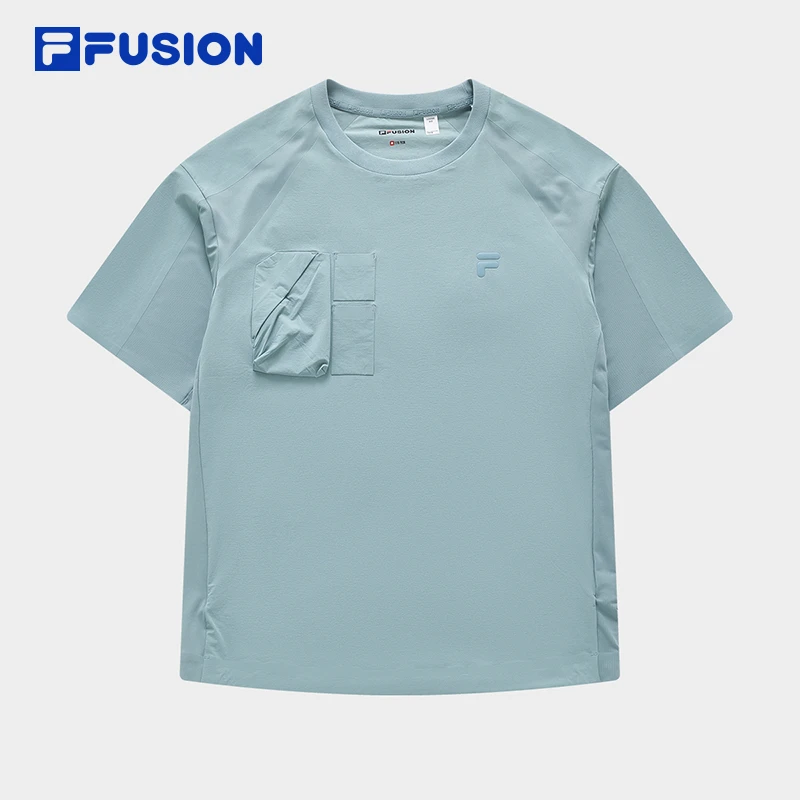 Fila/斐乐男子短袖T恤【高能感】梭织舒适宽松运动T11M421104