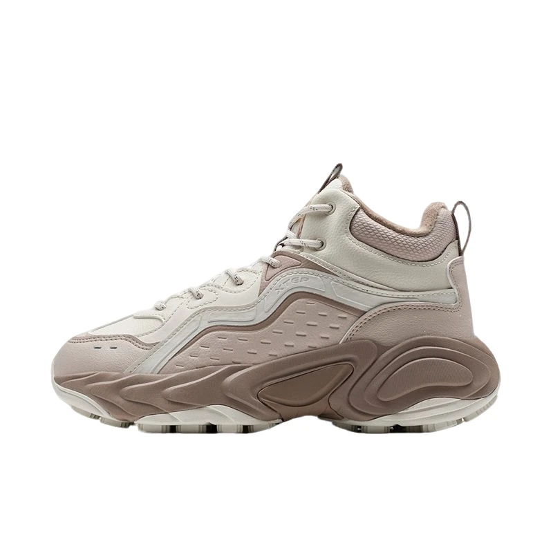 XTEP/特步女子24年冬季新款洄游复古时尚大棉鞋976418370024