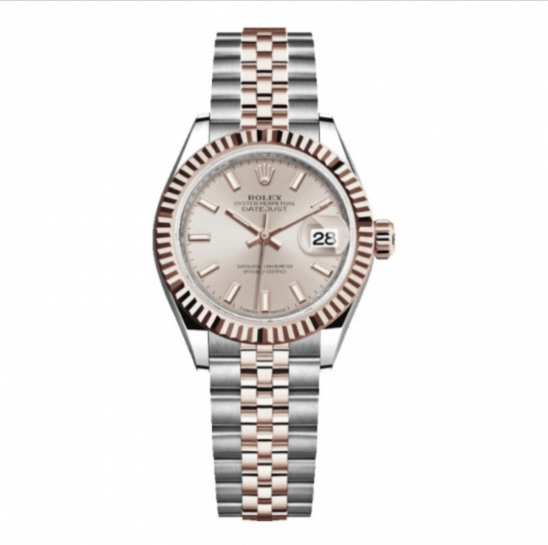 99新 Rolex/劳力士 劳力士日志女表28mm玫瑰金2020年单表