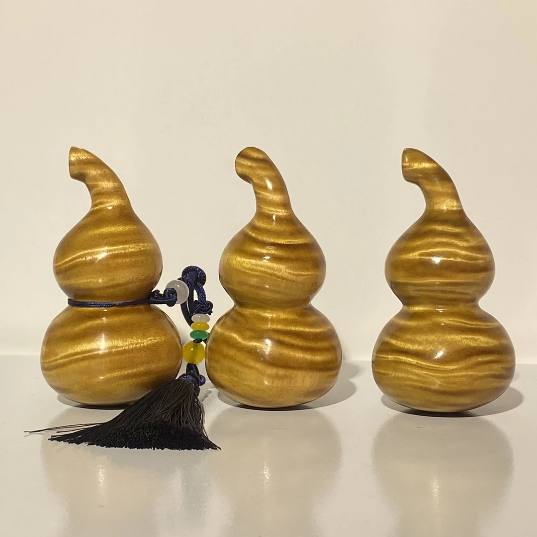 金丝楠葫芦吊坠手把件摆件挂件创意整木手工雕刻工艺品装饰制作材