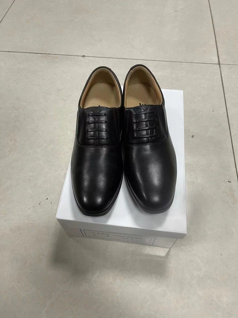 【2号店专属】男士新款正品19火焰蓝三接头皮鞋