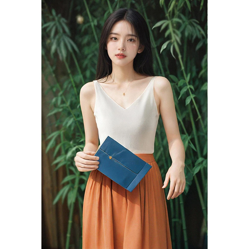 高级感内搭打底背心女薄款气质上衣7486-1