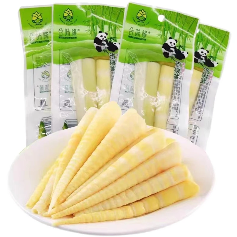 【4】合味隆泡椒笋尖脆笋尖鲜嫩美味零食开袋即食小包装28g三十袋