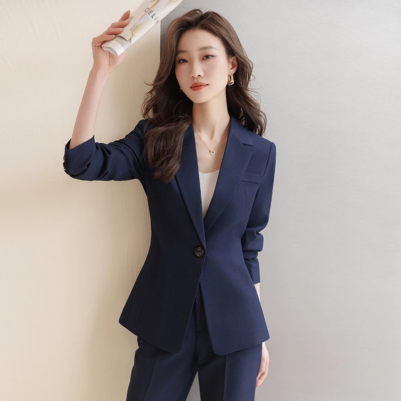 办公室职业装西装套装女装外套职场通勤面试正装西服工作服高级感