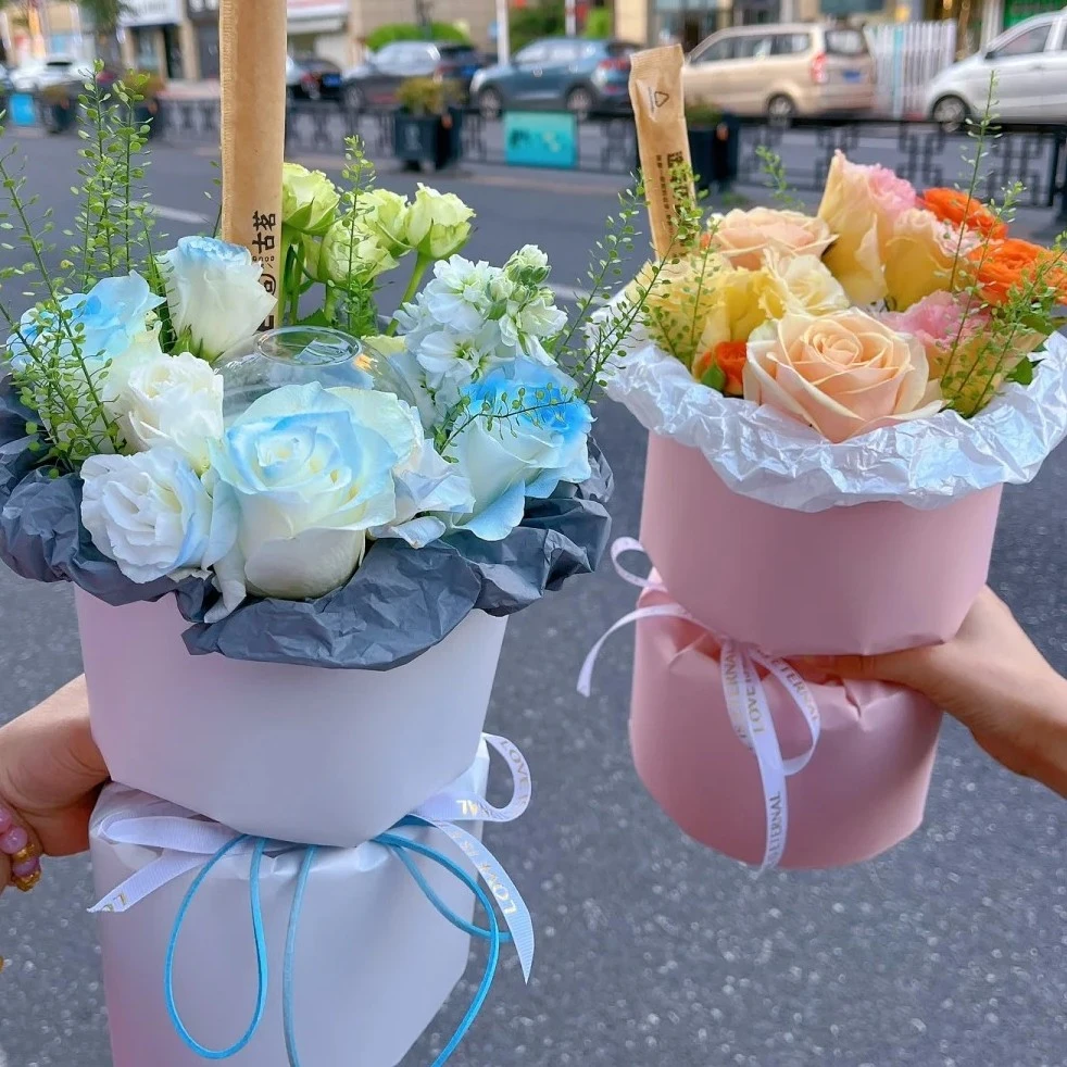 【冬日暖心奶茶花】卡布奇诺玫瑰入冬四件套送女友送朋友送老婆鲜鲜花订购同城配送附近500米鲜花店鲜花小时达