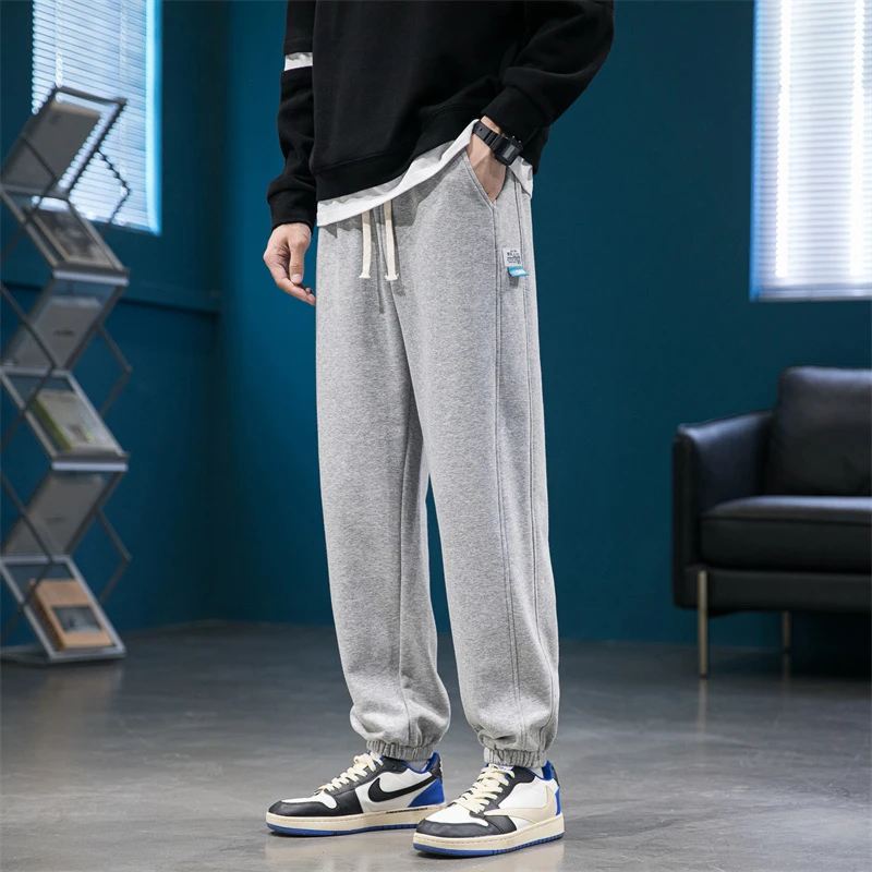 青少年学生秋季休闲长裤宽松束脚裤大童百搭帅气束脚裤子#8115