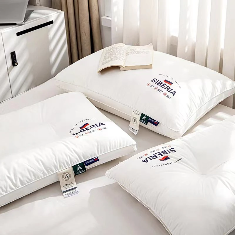 2024新款A类母婴护颈枕酒店柔软学生成人成人丝绒软枕家用宿舍