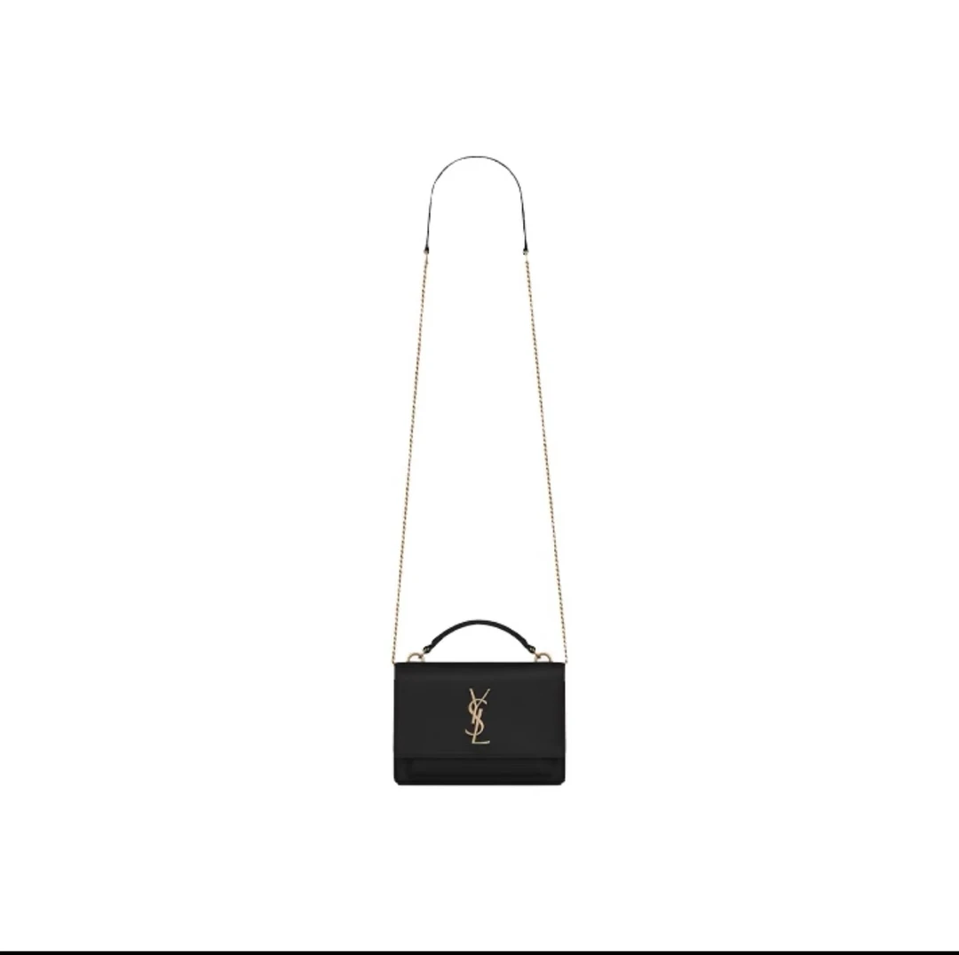 99新 YSL/圣罗兰 云朵奢品/圣罗兰 日落包 光面 金标小号/98新