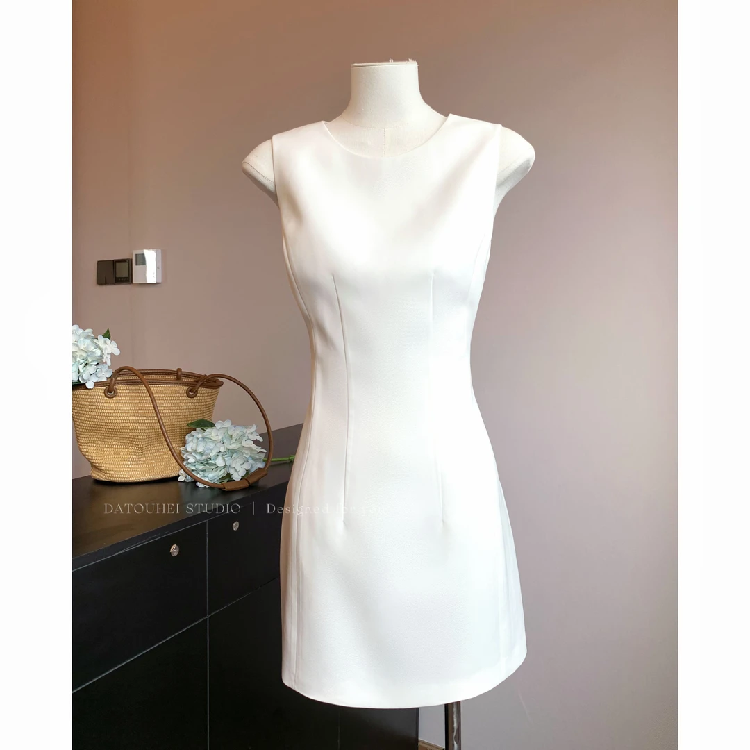 大头黑STUDIO【千颂伊穿搭】2024女夏显瘦时尚百搭连衣裙D224Q08449