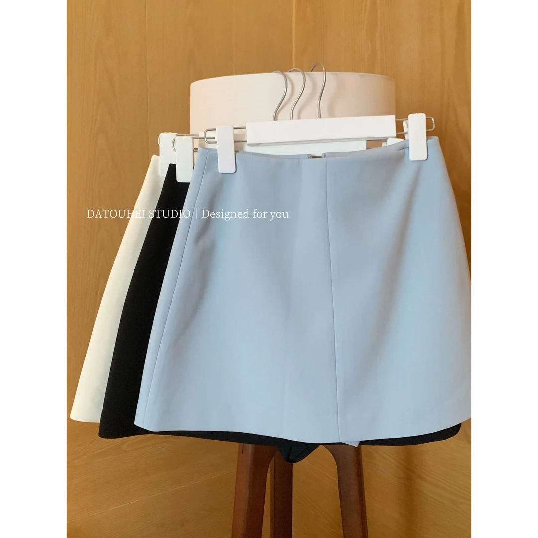 大头黑STUDIO【费城假日】2024女秋气质时尚显瘦半身裙D224G00471