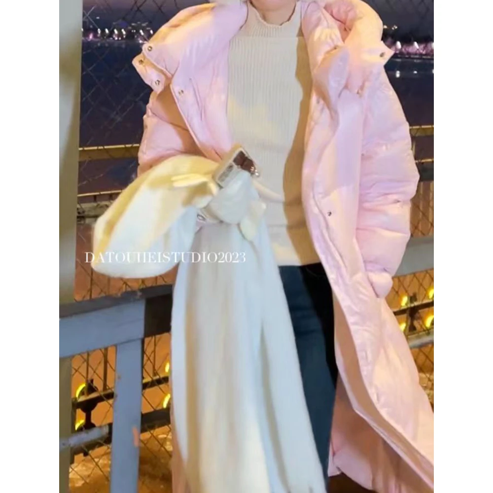 【大头黑STUDIO】2023女冬百搭高领修身套头纯色针织衫D223X08581