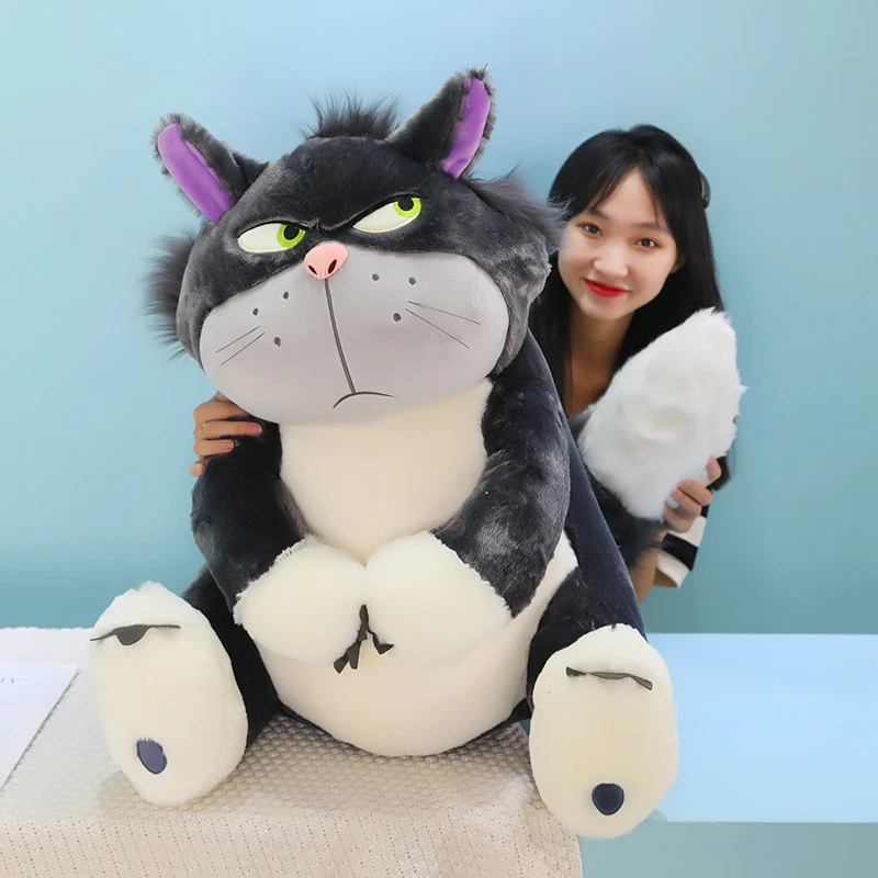 路西法玩偶坏猫咪儿童毛绒玩具邪恶猫公仔大学生批发亚马逊猫网红