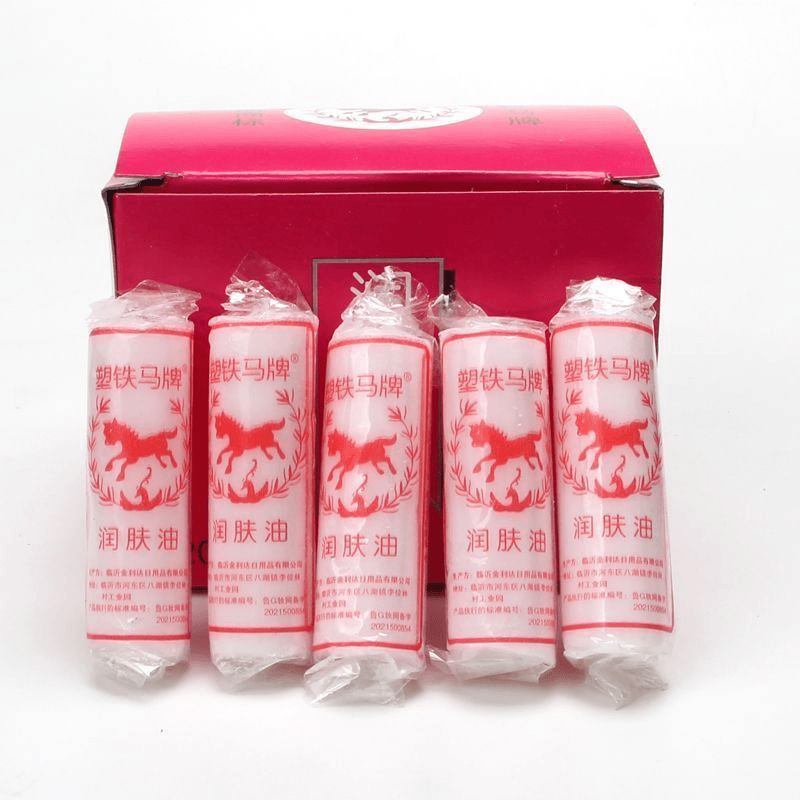 国货青岛塑铁马牌润面油保湿手足防干裂马油口子油棒棒油护手霜
