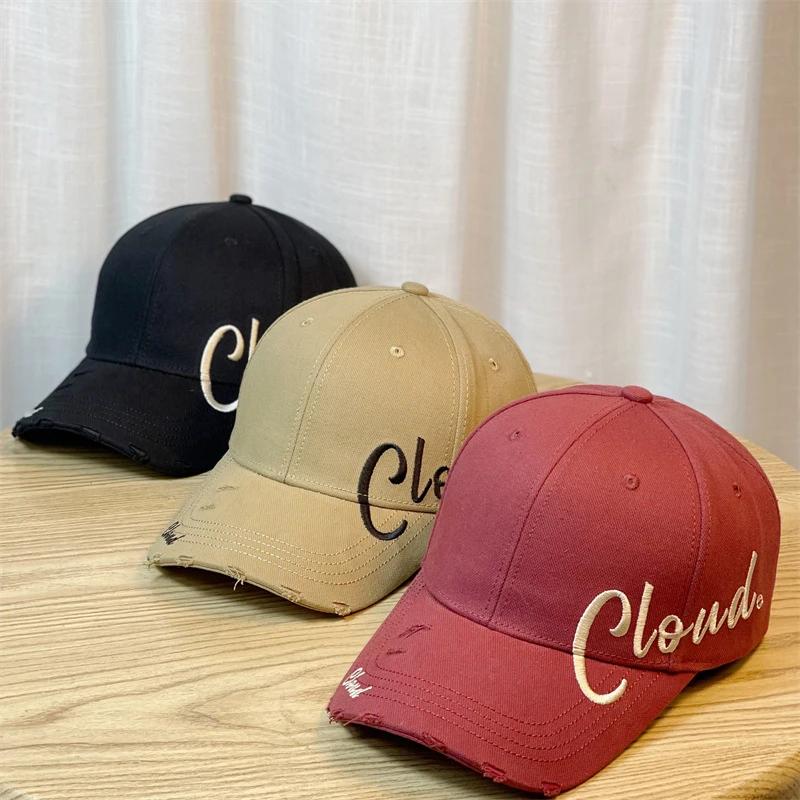 黑色硬顶鸭舌帽女刺绣字母大头围帽子棒球帽曳舞广场舞跳舞帽子男