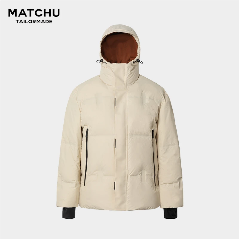 【智选】保暖连帽滑雪羽绒服户外休闲加厚秋冬秋冬