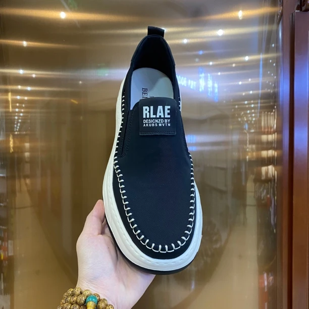 621613-1单鞋，透气冰丝布，时尚百搭 底垫真皮