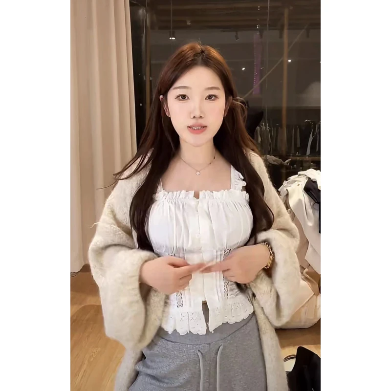 年底大清仓【天生纯欲】新款秋季气质百搭纯欲重工显瘦吊带背心