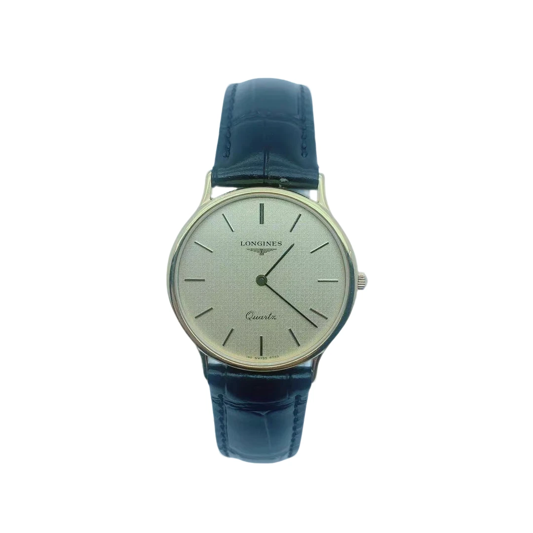 95新 Longines/浪琴 03516 瑞士女士石英表 32盘 皮带后配