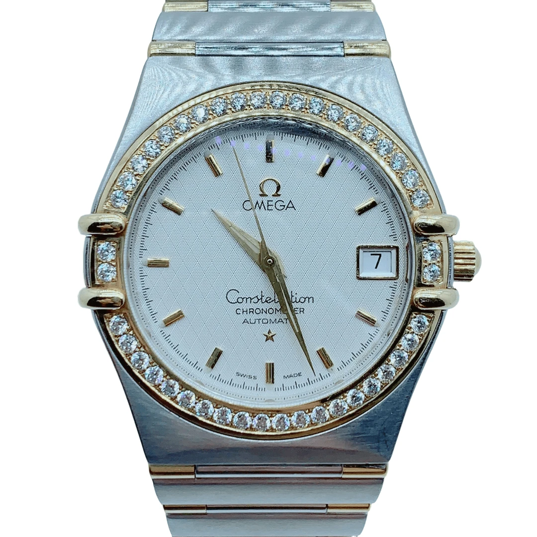 95新 Omega/欧米茄 70235/星座系列/自动机械腕表/35盘/后镶钻