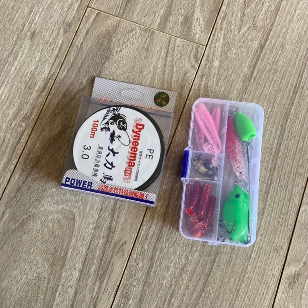 路亚假饵加鱼线套装