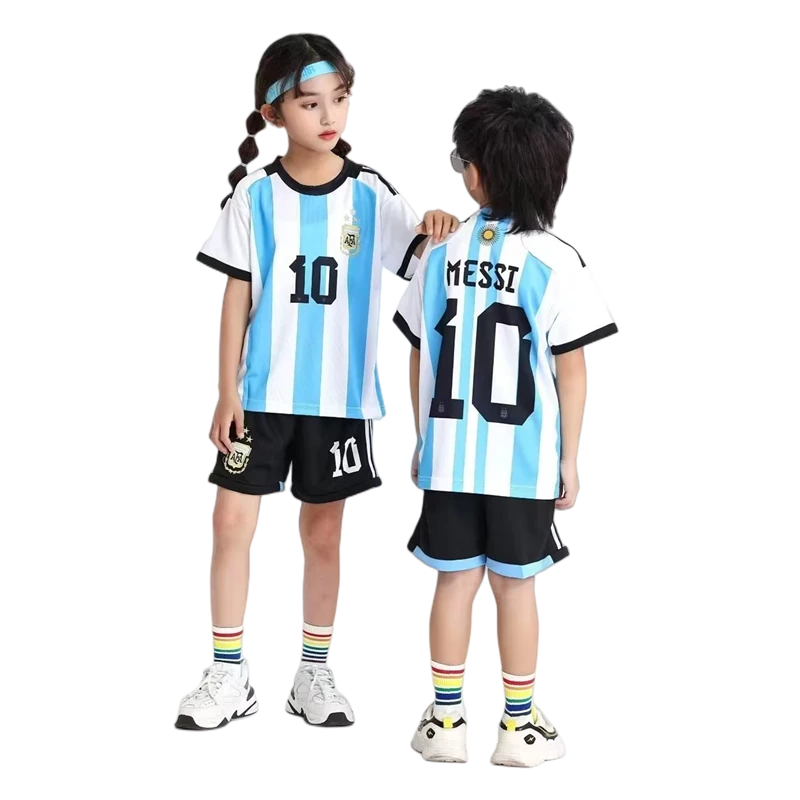 儿童足球服套装世界杯10号小学足球训练球服定制球衣足球训练服