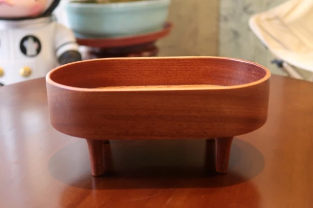 刚果椭圆小高脚壶承