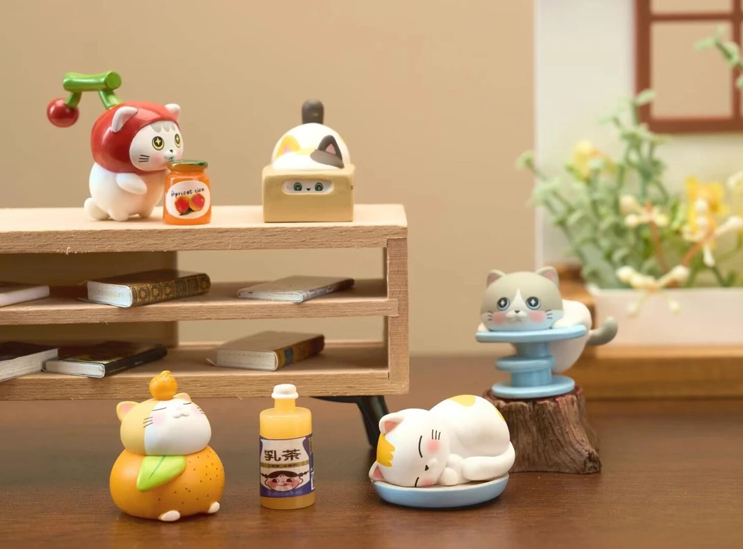 【拆盒】好奇玩耍猫日志系列可爱萌粒/潮玩盲盒