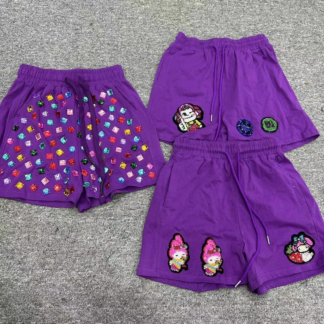 【依诺原创】新款重工短裤合集  裤长40   SF386ZG